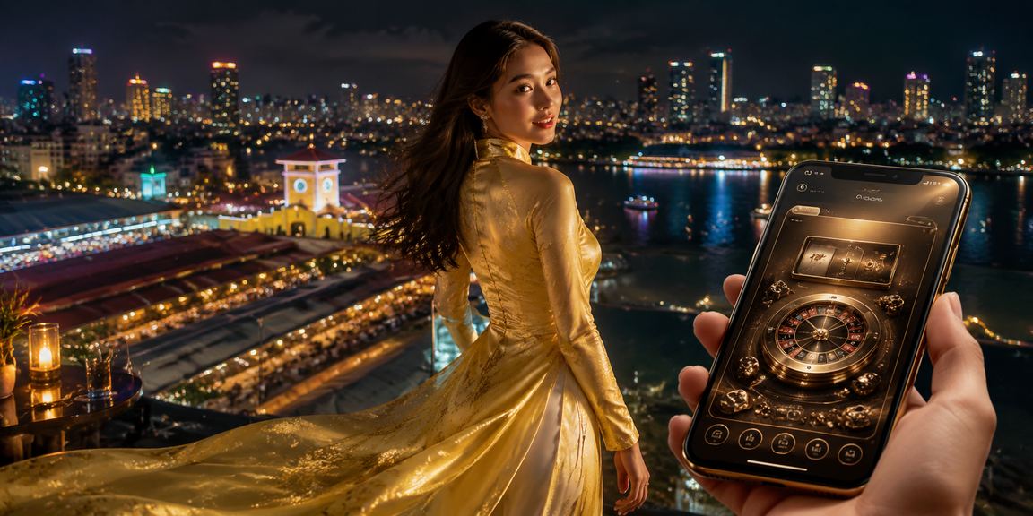 Khách hàng sử dụng thiết bị di động chơi casino tại TP Hồ Chí Minh