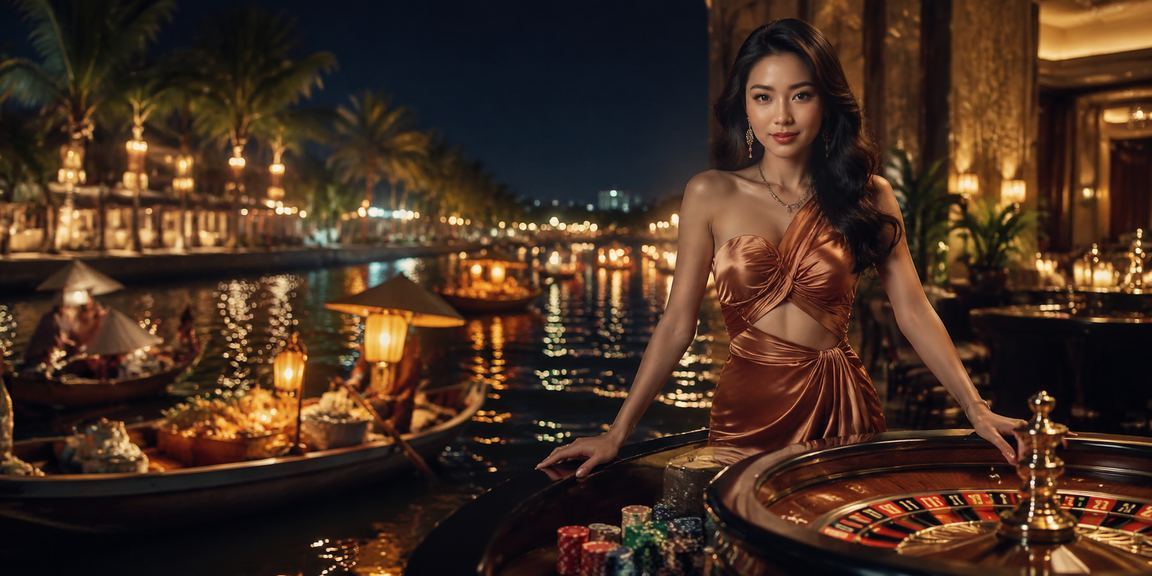 Hình ảnh bàn roulette trong casino tại Phan Thiết